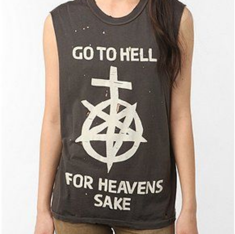 COPY - UNIF go to hell tank muscle tee M